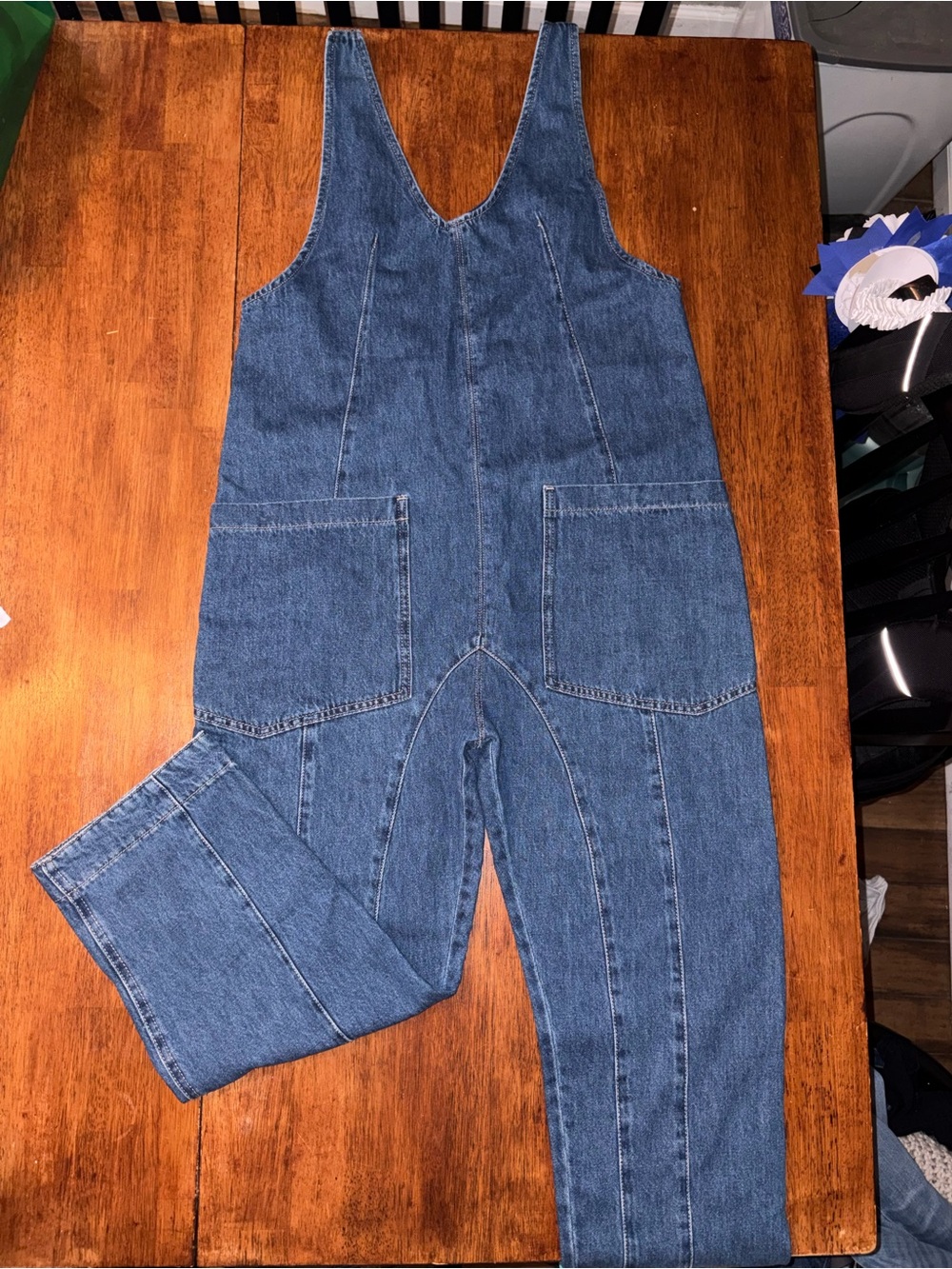 We The Free Denim One-Piece Overalls - Blue